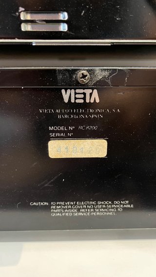 Vieta S.8133 + Vieta RC.8200  Equipo Hi-Fi Vintage