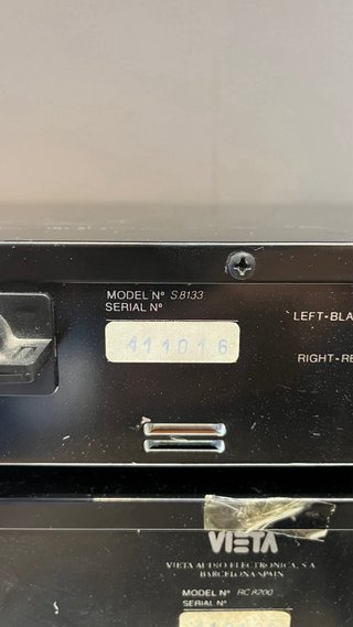 Vieta S.8133 + Vieta RC.8200  Equipo Hi-Fi Vintage
