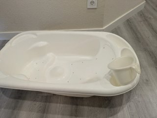 Bañera bebé blanca