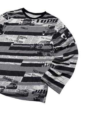 John Galliano Vintage T-shirt Newspaper Racing