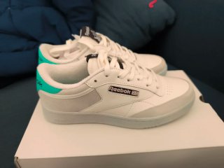 Zapatillas Reebok C85 Blancas y Verdes