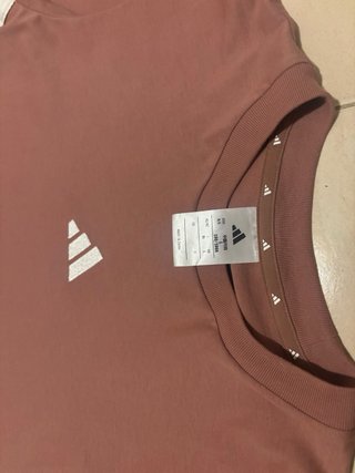 Camiseta Adidas 3 Stripes Jersey Rosa