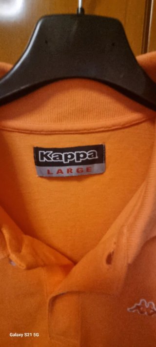 Magliette Polo Kappa Arancione e Rosa