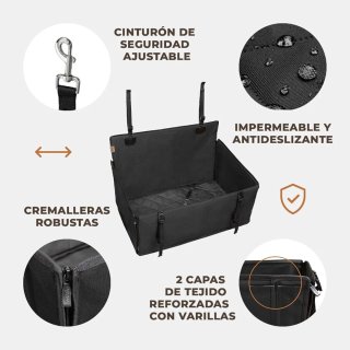 Seggiolino Auto per Cani Grandi WUGLO