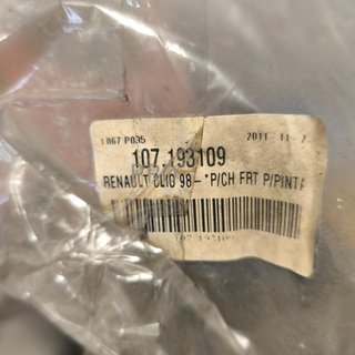 PARAGOLPES DELANTERO RENAULT CLIO NUEVO 107193109