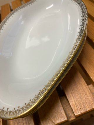 Set 2 Piatti Vintage Dorato di Limoges