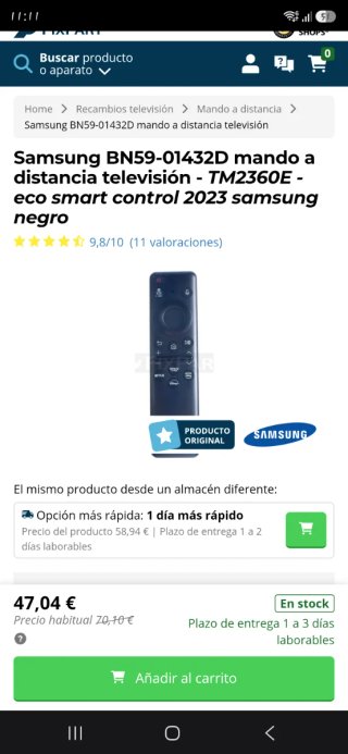 Mando Samsung TV