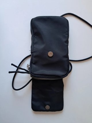 Bolso bandolera negro Pull&Bear