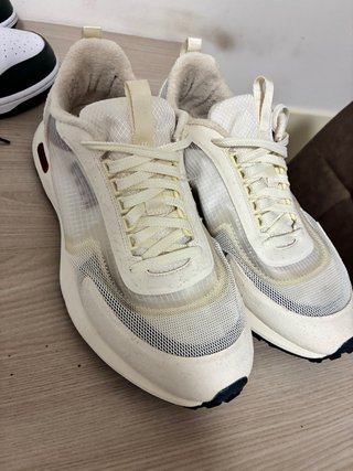 Sneakers Gant tessuto vellutato beige/bianco