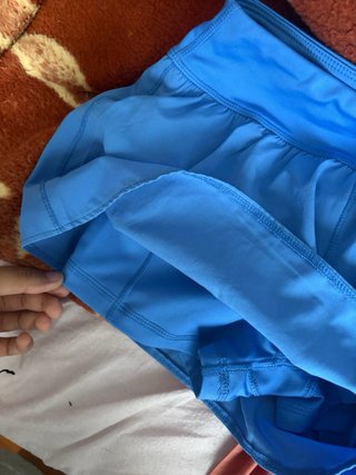 Pantalón corto deportivo azul