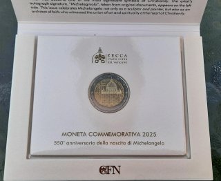 2 Euro Vaticano 2025 Conmemorativa