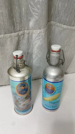 Set 3 Bottiglie Fliegerbier Pilot's Beer 1 PIENA