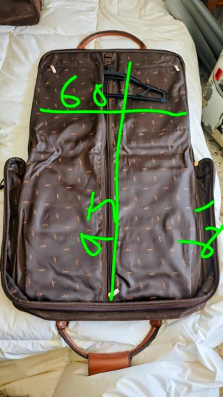 Porta-trajes vintage sin usar