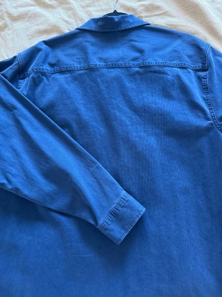 Chaqueta Vans de hombre azul estilo camisa T.M