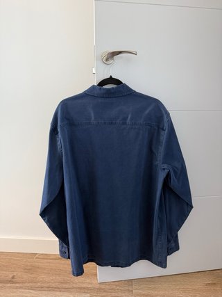 Chaqueta Vans de hombre azul estilo camisa T.M