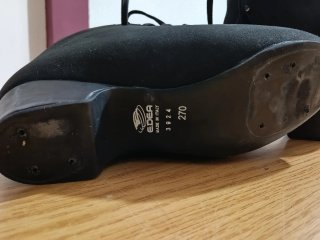 Pattini da pattinaggio su ghiaccio neri Edea