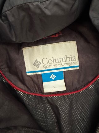 Chaqueta Columbia Larga Negra Talla L