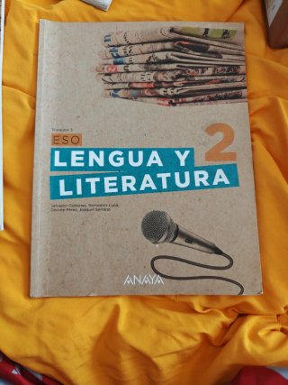 Libros Lengua y Literatura 2 ESO Anaya (Pack 3)