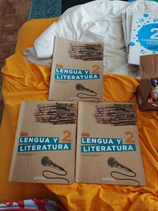 Libros Lengua y Literatura 2 ESO Anaya (Pack 3)