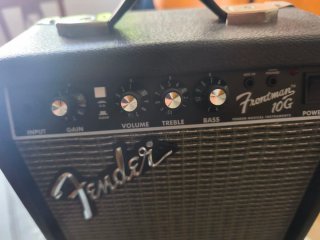 Guitarra Acústica Marrón, Regalo AMPLI Fender Foto