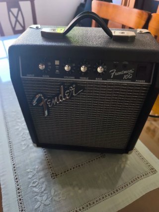 Guitarra Acústica Marrón, Regalo AMPLI Fender Foto