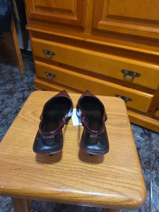 Zapatos destalonados morados Mango