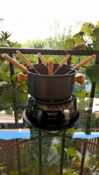 Fondue Set  Non-Stik Antiadherente