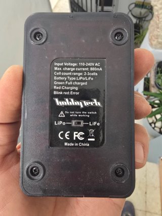 Cargador Baterías Lipo Hobbytech 2S/3S