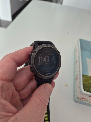 Garmin Fenix 5 47mm Reloj GPS Multisport Negro/Gri