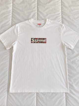 Camiseta Supreme Box Logo Floral Talla M
