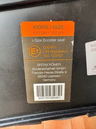 Britax Römer KIDFIX i-SIZE Silla Coche