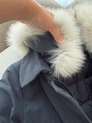 Plumas Peuterey con cuello de pelo