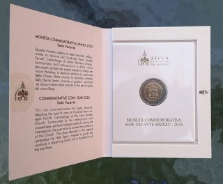 2 Euro Vaticano Sede Vacante MMXXV - 2025