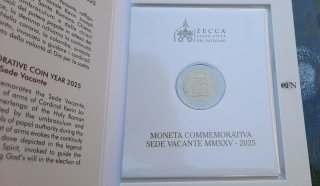 2 Euro Vaticano Sede Vacante MMXXV - 2025