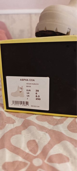 Botas Buffalo Aspha COA Beige Talla 39