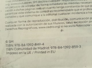 Libros 1 ESO