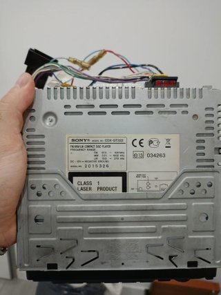 Radio CD Sony CDX-GT222 MP3 1DIN