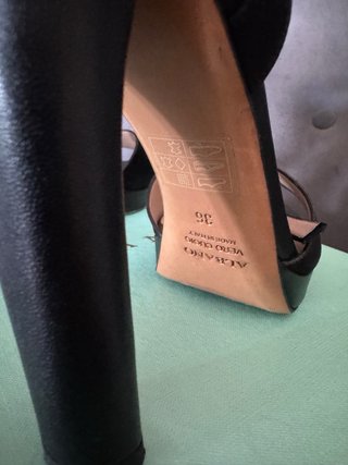 Scarpe Albano tacco 36 nere