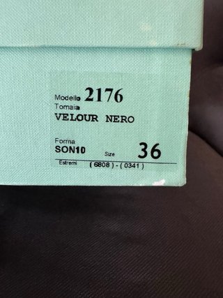 Scarpe Albano tacco 36 nere