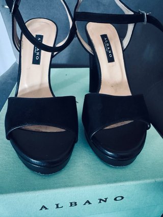 Scarpe Albano tacco 36 nere