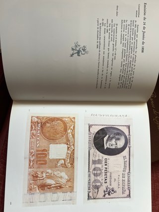 Libro "Los billetes del Banco de España"