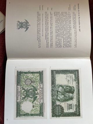 Libro "Los billetes del Banco de España"