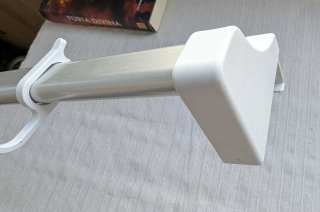 Cabide Porta Alumínio 6 Ganchos 58cm