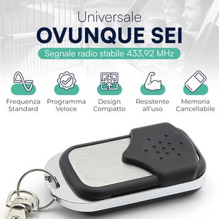 Pack 4 Mandos Garaje Universales 433MHz