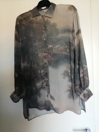 Camicia a manica lunga con gilet