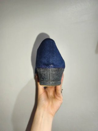 Zapatillas de estar por casa azul