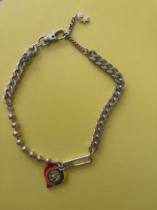 Collar Twojeys Corazón Paz Multicolor