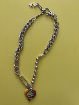 Collar Twojeys Corazón Paz Multicolor