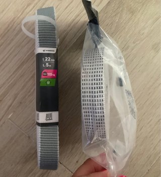 Pack de 2 cintas para persiana (20 y 22mm x 5m)