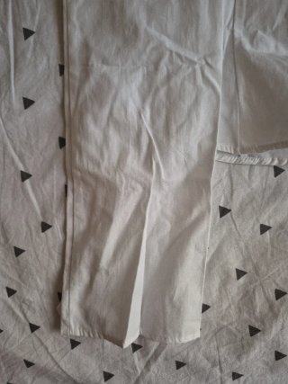 Camisa Bershka Blanca Manga Larga